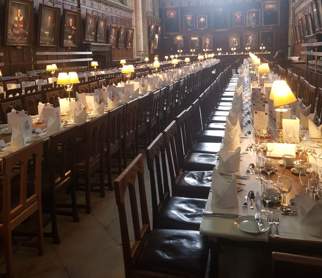 Oxfrod Harry Potter Tour Christ Church Oxford Dining Hall Hogwarts Great Hall